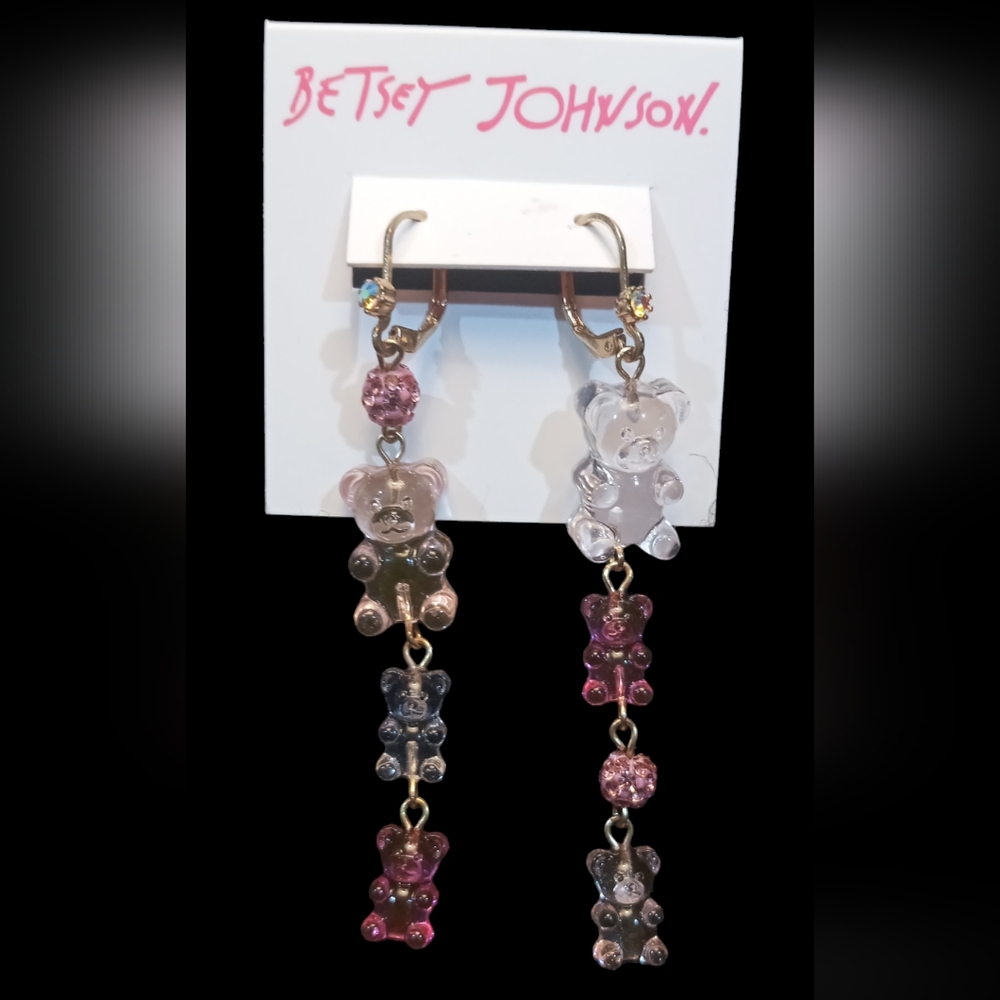 New In Package Betsey Johnson Dangling Earrings